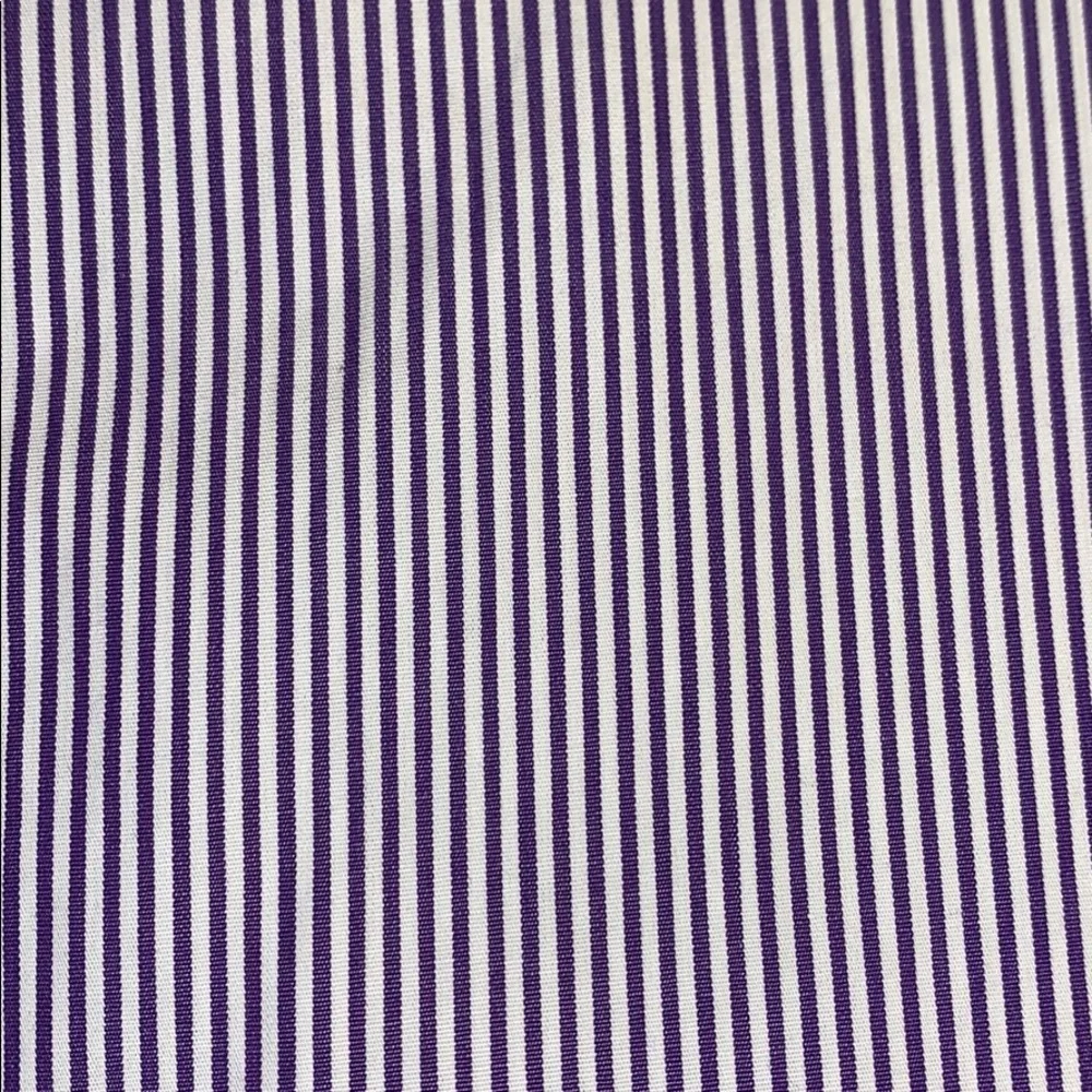 Polo Ralph Lauren LS Classic  purple striped shirt